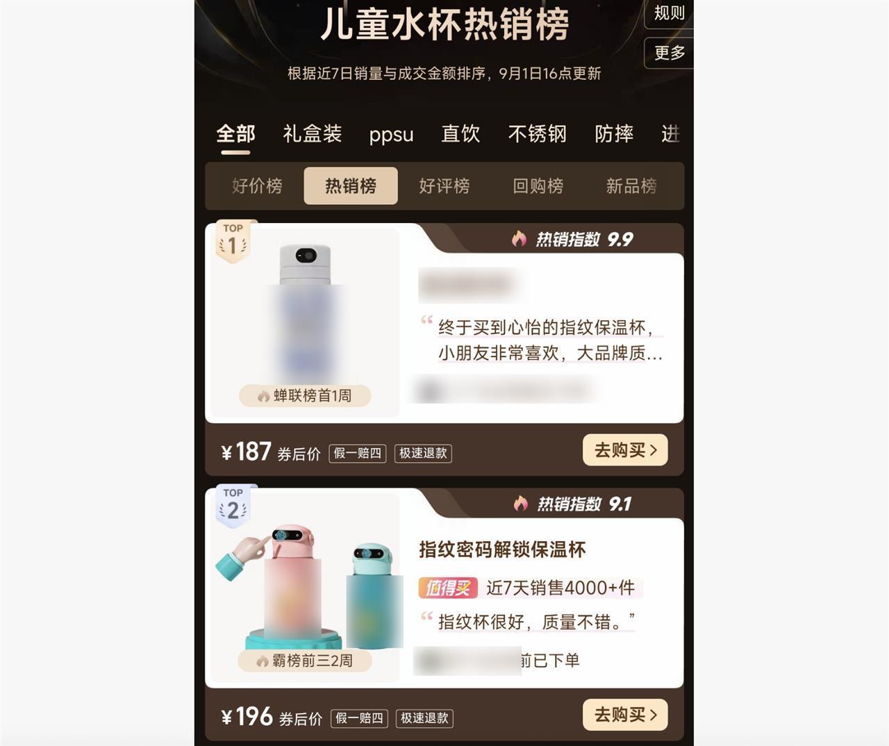 開學季兒童指紋水杯上熱銷榜，需刷指紋才能解鎖，商家稱能防校園惡作劇或他人誤飲，真靠譜還是“智商稅”？