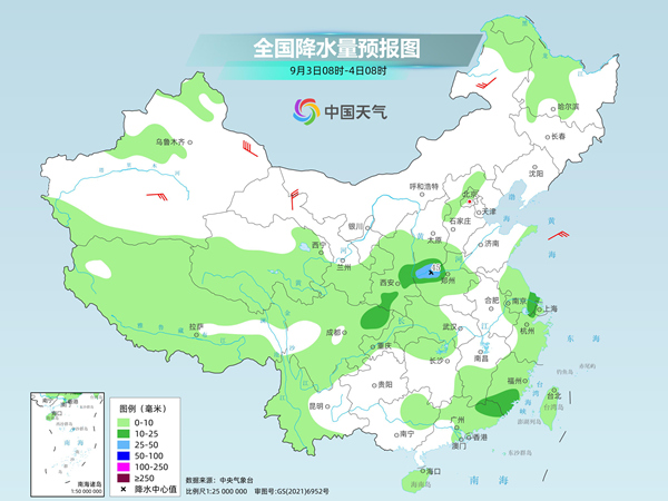 西北地區將現降雨降溫 南方高溫減少但依然悶熱