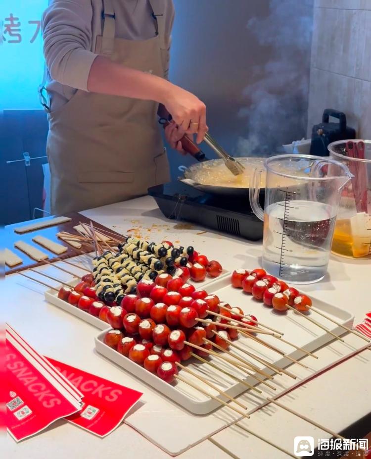 網紅零食奶皮子糖葫蘆價格飆漲:從5元到98元