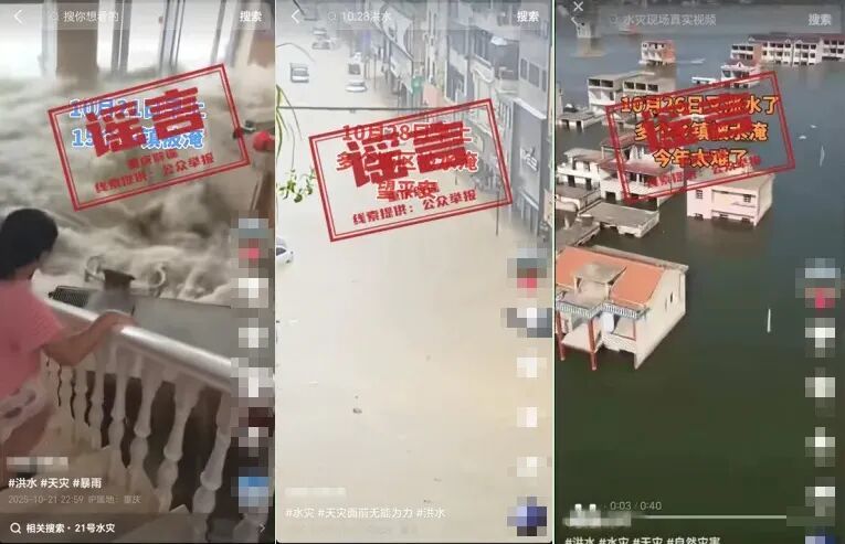 長期用AI惡意嫁接災情，何某被行拘！