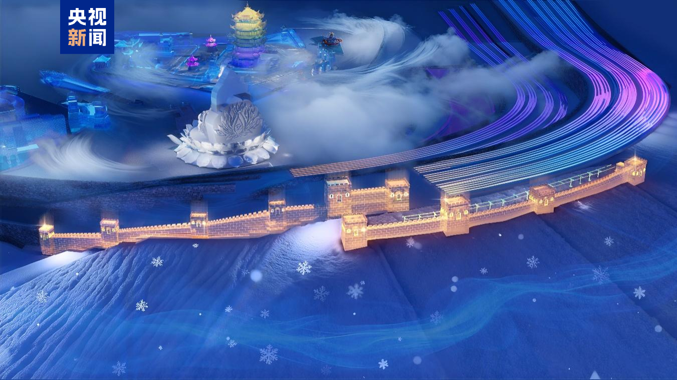 超級冰滑梯動工！第二十七屆哈爾濱冰雪大世界冰建施工開始