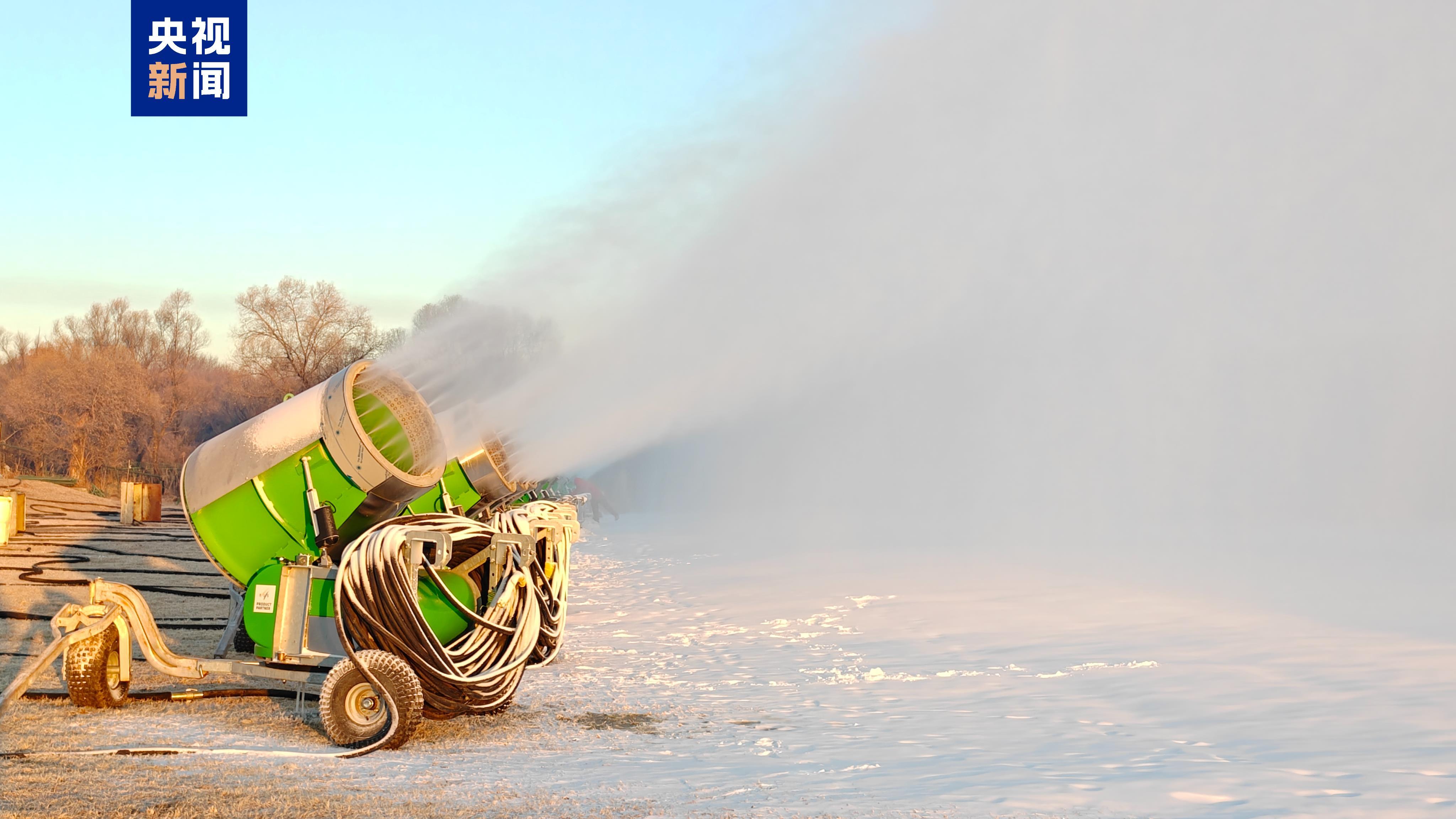哈爾濱太陽島雪博會制雪啟動 邁入實體景觀雕琢環節